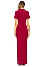 view 3 of 3 Margo Polo Maxi Dress in Oxblood