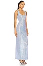 view 2 of 4 Katrine Maxi Dress in Light Blue Sequin