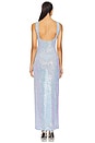 view 3 of 4 Katrine Maxi Dress in Light Blue Sequin