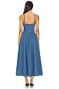 view 3 of 3 Simone Midi Dress in Denim Blue