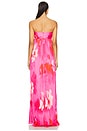 view 4 of 4 Gia Gown in Pink Floral Multi