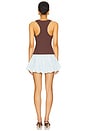view 3 of 3 Elly Mini Dress in Brown & Light Blue
