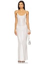 Rossa Maxi Dress in White