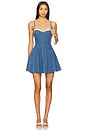 view 1 of 3 Spencer Mini Dress in Medium Indigo