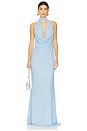 view 1 of 3 Gisele Gown in Sky Blue