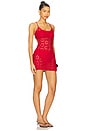 view 2 of 3 Claire Mini Dress in Deep Red