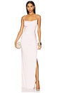 view 1 of 4 Odessa Gown in Baby Pink