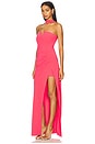 view 2 of 3 Alexis Gown in Watermelon Pink