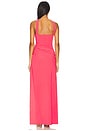 view 3 of 3 Alexis Gown in Watermelon Pink