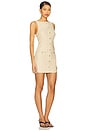 view 2 of 3 Meredith Mini Dress in Beige Neutral