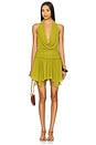 view 1 of 3 Demi Mini Dress in Moss Green