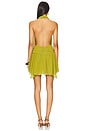 view 3 of 3 Demi Mini Dress in Moss Green