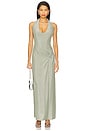 view 1 of 4 Angelina Maxi Dress in Sage Green Shine