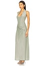 view 2 of 4 Angelina Maxi Dress in Sage Green Shine