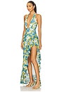 view 3 of 4 Eloise Gown in Blue Multi Floral
