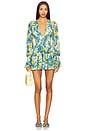 view 1 of 3 Eloise Mini Dress in Blue Multi Floral