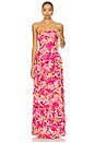 view 2 of 4 Tracie Gown in Pink Georgia Floral