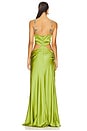 view 3 of 3 Diamanto Gown in Pear Green