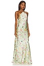 view 2 of 3 Millau Maxi Dress in Green Floral Multi