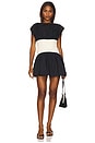 view 1 of 3 Jayden Mini Dress in Black & Cream