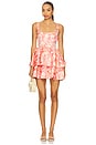 view 1 of 3 Francesca Mini Dress in Pink & Yellow Floral