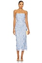 view 1 of 4 Blume Midi Dress in Light Blue Floral