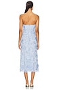 view 3 of 4 Blume Midi Dress in Light Blue Floral