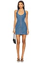 view 1 of 3 Mira Mini Dress in Medium Blue