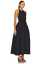 view 1 of 3 Idun Halter Neck Midi Dress in Black