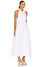 view 2 of 3 Idun Halter Neck Midi Dress in White