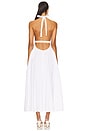 view 3 of 3 Idun Halter Neck Midi Dress in White