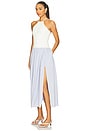 view 2 of 3 Skylar Midi Dress in White & Blue Stripe