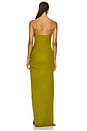 view 3 of 3 Odessa Gown in pear green