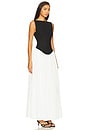 view 2 of 3 Lorelie Maxi Dress in Black & Ivory