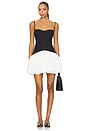 view 1 of 3 Lorelie Mini Dress in Black & Ivory