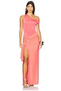 view 1 of 4 Aisa Maxi Dress in Coral Shine