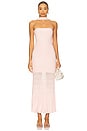view 1 of 3 Kelly Pleated Knit Dress in Baby Pink