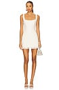 view 1 of 4 Greta Tweed Mini Dress in Cream