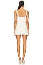 view 3 of 4 Greta Tweed Mini Dress in Cream