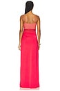 view 3 of 4 Nika Maxi Dress in Pink And Coral Shine