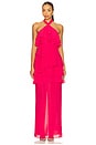 view 1 of 3 Zuri Gown in Raspberry Pink