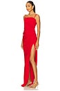 view 3 of 4 Sabrina Gown in Red