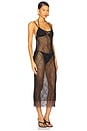 view 2 of 4 Katja Beaded Crochet Midi Dress in Black