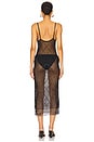 view 3 of 4 Katja Beaded Crochet Midi Dress in Black