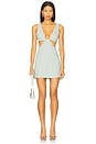 view 1 of 4 Dwyn Mini Dress in Seafoam Green
