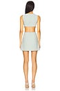 view 3 of 4 Dwyn Mini Dress in Seafoam Green
