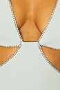 view 4 of 4 Dwyn Mini Dress in Seafoam Green