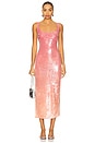 view 1 of 5 Solene Maxi Dress in Pink & Orange Ombre