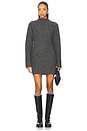 Abra Sweater Dress in Charcoal