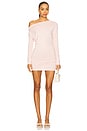 Kehlani Mini Knit Dress in Pink